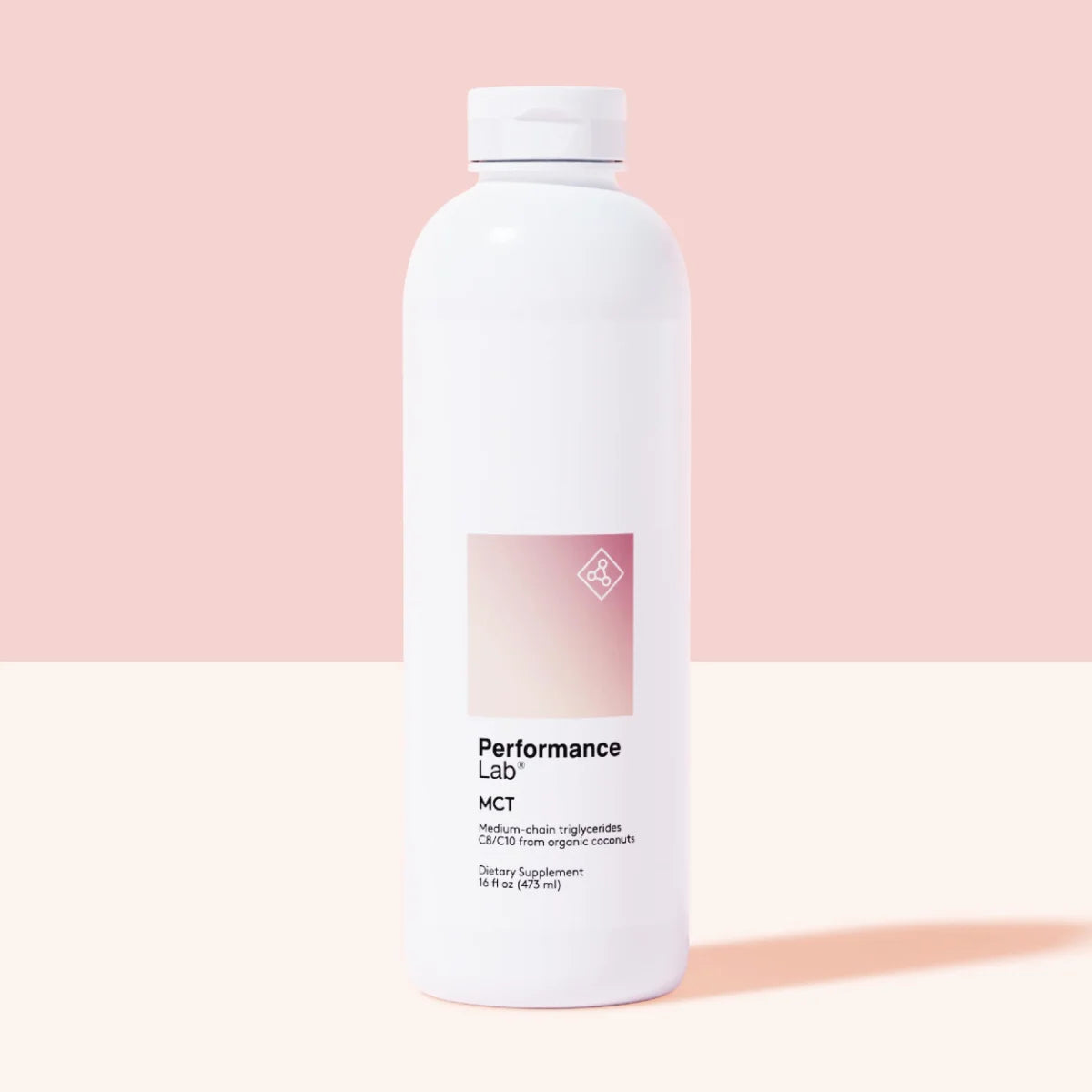 Performance Lab MCT supplement bottle.